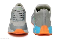  CASUAL SHOES,SPORTS SHOES,MESH SHOES,STYLISH SHOES FOR MEN,TRENDY SHOES FOR MENMaterial: Mesh Sole Material: Rubber Fastening & Back Detail: Lace-Up Pattern: Printed Net Quantity (N): 2 Care Instructions :- Clean your shoes with Synthetic cleaner or shampoo, and use a Fine brush to - Gray, 10