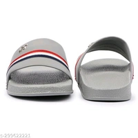 Mens Stylish Trendy Flip Flops Material: PVCSole Material: PVCFastening & Back Detail: Slip-OnPattern: SolidNet Quantity (N): 1Attractive, Comfortable sole, Different Patterns, Economical Prices, StylishSizes: IND-6 (Foot Length Size: 24 cm) IND-7 (Foot Length Size: 24.5 cm) IND-8 (Foot Length Size: 25 cm) IND-9 (Foot Length Size: 26 cm) IND-10  - Gray, 9