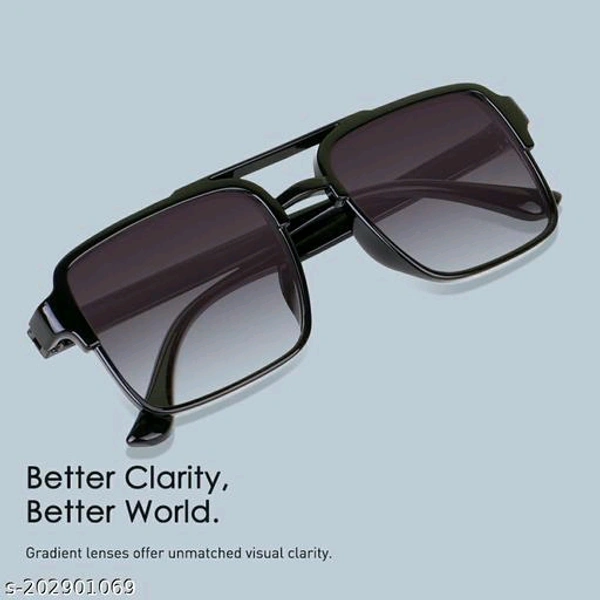 Casual Trendy Men SunglassesNet Quantity (N): 1Sizes:Free SizeThe amazing accessories to enhance your style statement is Sunglasses . They are trendy and never really go out of style. Made of polycarbonate material our products are ergonomically designed to give you a comfortable head hugging fit. Thus providing all-day wearing comfort. Sunglasses   - Black, Free Size