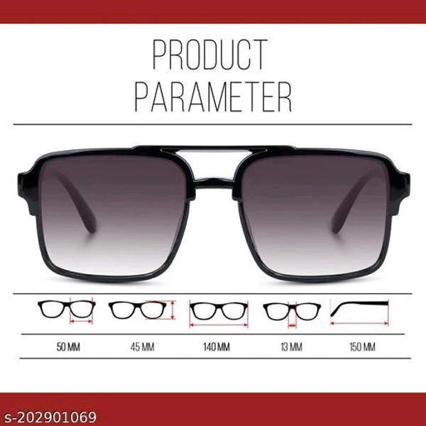 Casual Trendy Men SunglassesNet Quantity (N): 1Sizes:Free SizeThe amazing accessories to enhance your style statement is Sunglasses . They are trendy and never really go out of style. Made of polycarbonate material our products are ergonomically designed to give you a comfortable head hugging fit. Thus providing all-day wearing comfort. Sunglasses   - Black, Free Size