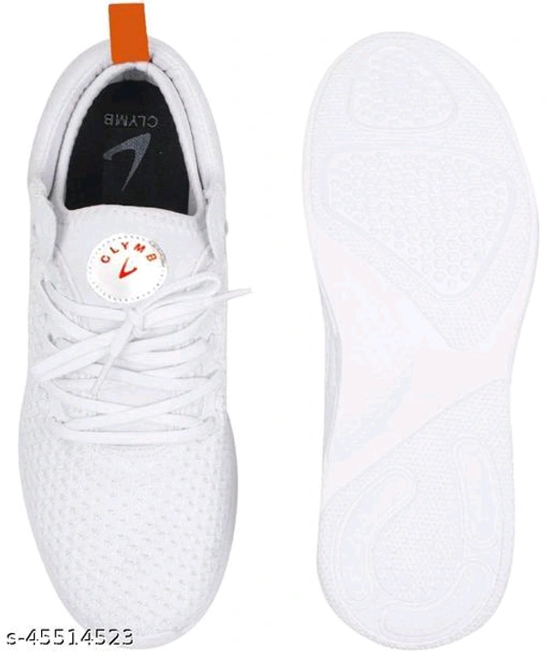  Joyride White Mesh Running/Walking/Gym Sports Shoes For MenMaterial: MeshSole Material: EVAFastening & Back Detail: Lace-UpMultipack: 1Treat your feet to these comfortable and super supportive sports shoes from  . This pair can be teamed with sports shorts and a casual tee when you're going to the gym - White, 10