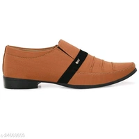 formal shoes 110 = beigeName: formal shoes 110 = beigeMaterial: Syntethic LeatherSole Material: PVCFastening & Back Detail: Slip-OnPattern: SolidNet Quantity (N): 1Sizes: IND-6 (Foot Length Size: 26 cm, Foot Width Size: 10 cm) IND-7 (Foot Length Size: 26.5 cm, Foot Width Size: 10.1 cm) IND-8 (Foot Length Size: 27 cm, Foot Width Size: 10.2 cm) IND-9 (Foot Length Size: 27.5 cm, Foot  - Brown, 10