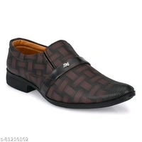  Red lions Party wear shoesMaterial: Syntethic LeatherSole Material: PUFastening & Back Detail: Slip-OnPattern: SolidNet Quantity (N): 2Red lions men's formal shoesSizes: IND-6, IND-7, IND-8, IND-9, IND-10Country of Origin: India - Morocco Brown, 10