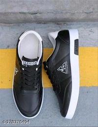 Stylish and Trendy New Design Lightweight, Breathable Walking Sport ShoeMaterial: Syntethic LeatherSole Material: PvcFastening & Back Detail: Lace-UpSizes:IND-6, IND-7, IND-8, IND-9, IND-10"SIKAWA" Shoes Are Designed To Keeping In Mind Durability As Well As Trends, The Most Stylish Range Of Shoes.  - Black, 8