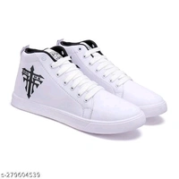 White Solid Casual shoes for menMaterial: Syntethic LeatherSole Material: RubberFastening & Back Detail: Lace-UpSizes:IND-6, IND-7, IND-8, IND-9, IND-10Latest stylish Fabulous Range of Premium quality shoesCountry of Origin: India - White, 8