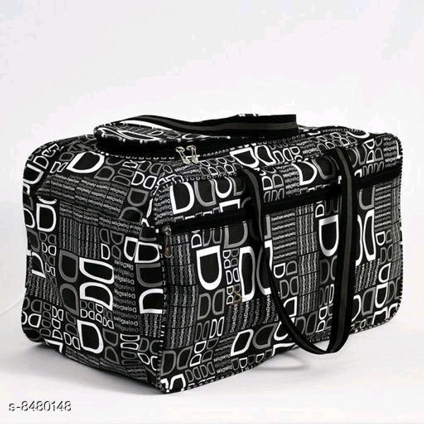 Trendy Bags & BackpacksMaterial: PULaptop Capacity: No laptop compartmentNet Quantity (N): 1Sizes:Free Size (Length Size: 46 in, Width Size: 26 in, Height Size: 26 in) Country of Origin: India - Black, Free Size