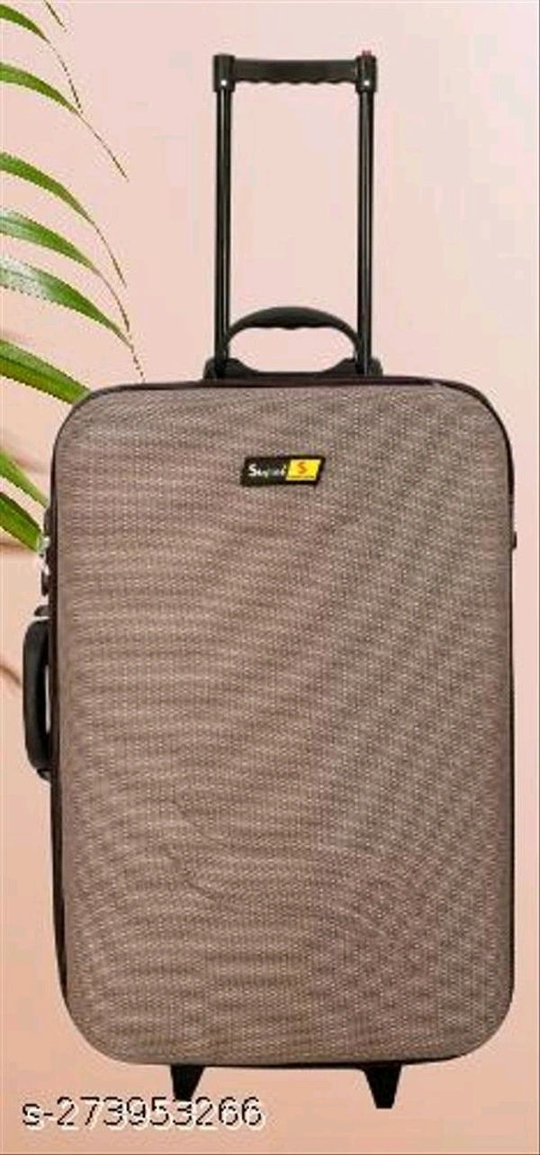  Trolley Bag Luggage - 20" & 24" Size Set Of 2 suitcase luggage bagMaterial: PolyesterType: Travel Backpacksoft BodySize: OnesizeVolume In Litres: 24 To 30 LitresWater Resistant: YesProduct Height: 70 CmProduct Length: 44 CmProduct Wid - Free Size