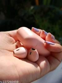 12 TWS Pink Color Airpods Bluetooth Headset  (True Wireless)Battery Charge Time: 1 HourBIS/ISI Certification Number: 616Bluetooth Range: 40mBluetooth Version: 5.0Brand: OthersCharging Type: Micro USBColor: PinkCompatibility: All SmartphonesFrequency: 50  - Pink, Size
