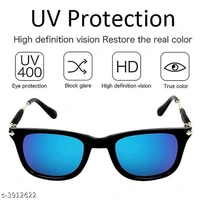  Square Shape Unisex Blue Mirrored Sunglasses for Men & Women - Pack of 1Net Quantity (N): 1Sizes:Free SizePREMIUM HIGH QUALITY SUNGLASSES WITH CASE SAME AS IMAGEUNISEX BLUE RAINBOW SUNGLASS FULL FRAME GOLD SIDES FOR PARTY OR DAILY USESize : Perfect Fit for Average; Medium and Big Faces  - Free Size
