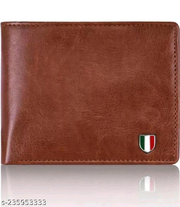  Men Artificial Leather Wallet  (3 Card Slots)Material: Faux Leather/LeatheretteNo. of Compartments: 2Pattern: SolidNet Quantity (N): 1Sizes: Free Size (Length Size: 10 cm, Width Size: 9 cm) Wallet Made in Exclusive High Quality Artificial Leather, Well Designed By Skilled Handcraft Man, Durable Cloth Lining Used, Designed To Accommod - Free Size