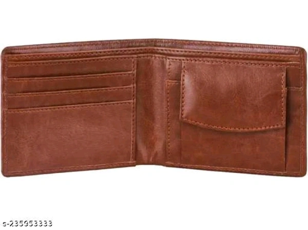  Men Artificial Leather Wallet  (3 Card Slots)Material: Faux Leather/LeatheretteNo. of Compartments: 2Pattern: SolidNet Quantity (N): 1Sizes: Free Size (Length Size: 10 cm, Width Size: 9 cm) Wallet Made in Exclusive High Quality Artificial Leather, Well Designed By Skilled Handcraft Man, Durable Cloth Lining Used, Designed To Accommod - Free Size