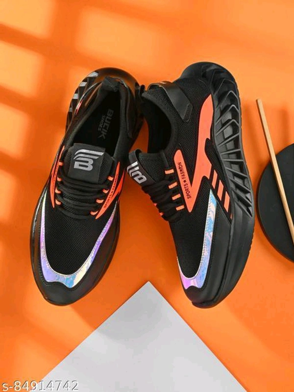   BCK7043 Men's Black Synthetic Leather Lace-Up Casual Shoe'sMaterial: Syntethic LeatherSole Material: RubberFastening & Back Detail: Lace-UpMultipack: 1Sizes:IND-7, IND-6, IND-10, IND-9, IND-8 Introduces a globally inspired and innovative footwear line for the youth that is also range-effective. - Black, 10