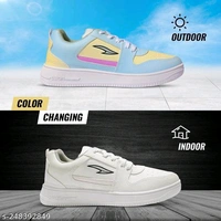  ASIAN Men's Thunder-01 Casual Sneaker Colour Changing Shoes with Extra Cushion Lightwight Lace-Up Shoes for Men's & Boy'sMaterial: SyntheticSole Material: PVCPattern: SolidFastening & Back Detail: Lace-UpNet Quantity (N): 2Sizes: IND-6, IND-7, IND-8, IND-9, IND-10 - White, 7