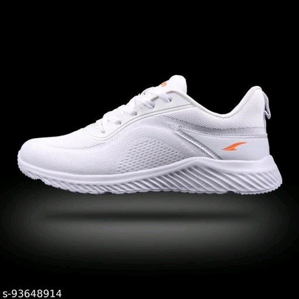 ASIAN Men's DELTA-20 White Sports Running Walking & Gym LIghtWeight Stylish Shoes for Boys & MenMaterial: MeshSole Material: EVAFastening & Back Detail: Lace-UpPattern: SolidMultipack: 1Sizes: IND-7 (Foot Length Size: 30 cm, Foot Width Size: 10 cm) IND-6 (Foot Length Size: 30 cm,  - White, 9