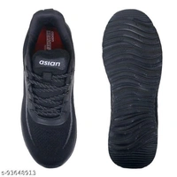  ASIAN Men's DELTA-20 Black Sports Running Walking & Gym LIghtWeight Stylish Shoes for Boys & MenMaterial: MeshSole Material: EVAFastening & Back Detail: Lace-UpPattern: SolidMultipack: 1Sizes: IND-7 (Foot Length Size: 30 cm, Foot Width Size: 10 cm) IND-6 (Foot Length Size: 30 cm, - Black, 11