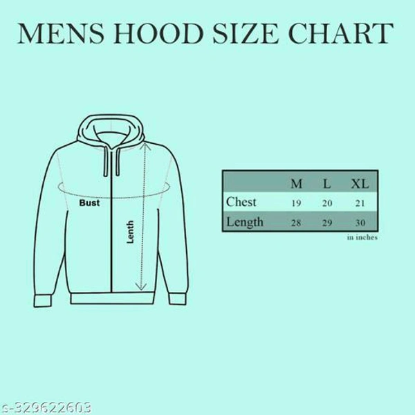  MENS PRINTED HOODIES 220GSM (PACK OF 1)Fabric: FleeceSleeve Length: Long SleevesPattern: PrintedNet Quantity (N): 1Sizes:M (Length Size: 28 in) L (Length Size: 29 in) XL (Length Size: 30 in) Glad to have this stylish sweatshirt in this moments. Team this with jeans when you’re going out for coffee with your friends. Low cost Hoodies. - Black, M