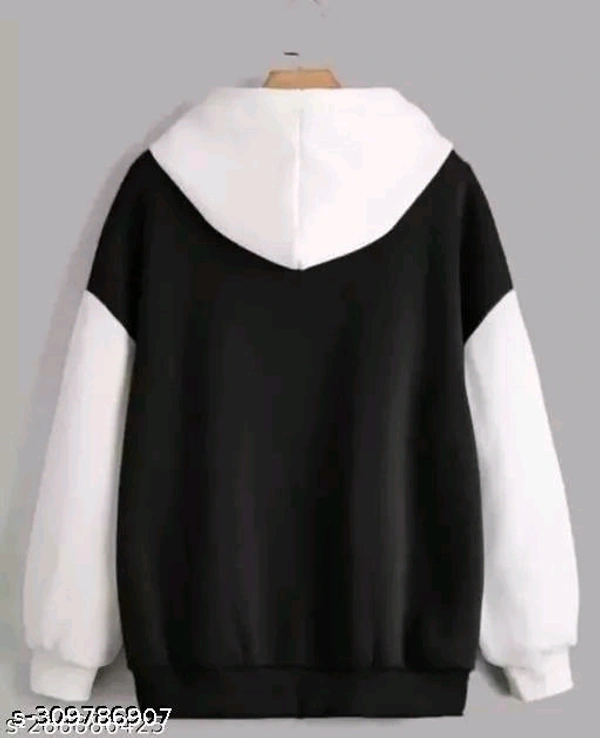Black Diamond Stitched Hoodie for men and women Fabric: FleeceSleeve Length: Long SleevesPattern: ColorblockedNet Quantity (N): 1Sizes:S (Length Size: 24 in) M (Length Size: 25 in) L (Length Size: 26 in) XL (Length Size: 27 in) Step up your fashion game with our trendy and classy White and Black Stitched Hoodie - Black, S