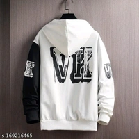 Mens Hoodies Fabric: FleeceSleeve Length: Long SleevesPattern: PrintedNet Quantity (N): 1Sizes:S, M (Length Size: 27 in) L (Length Size: 28 in) XL (Length Size: 29 in) XXL (Length Size: 29 in) Very Beautifully designed Hoodies  - White, M