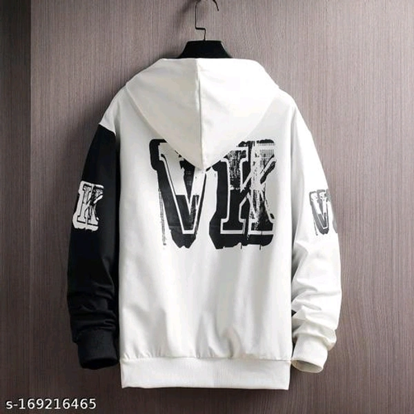 Mens Hoodies Fabric: FleeceSleeve Length: Long SleevesPattern: PrintedNet Quantity (N): 1Sizes:S, M (Length Size: 27 in) L (Length Size: 28 in) XL (Length Size: 29 in) XXL (Length Size: 29 in) Very Beautifully designed Hoodies  - White, M