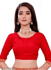 Bhagalpuri Art Silk yellow Lace border Saree With BlouseSaree Fabric: Art SilkBlouse: Semi-Stitched BlouseBlouse Fabric: Banarasi SilkPattern: CheckedBlouse Pattern: Same as BorderNet Quantity (N): SingleSizes: Free SizeCountry of Origin: India - Free Size