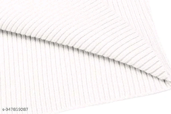 Men high neack sweatshirt - White, M