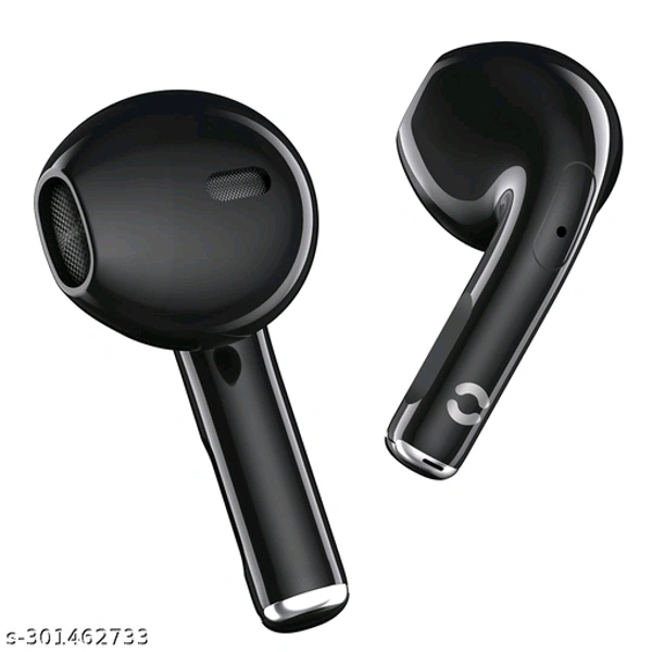 HOPPUP AirDoze H25 Earbuds with upto 25 Hours Playtime, Bluetooth 5.3 & 40MS Low Latency Black - Black