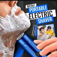 HIGHEX MAXTOP MINI SHAVER FOR MEN AND WOMEN BEARD USE,UNDER ARM USE PROFESSIONAL PRODUCT UNISEX PRODUCT FOR BOTH BOYS AND GIRLS (BLUE) and black  - Black