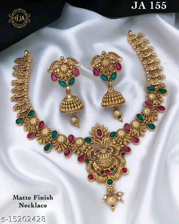 Elite Glittering Women Necklaces & Chains - Free Size