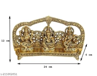 Laxmi Ganesh Saraswati frame darbar Idol Set Decorative Showpiece ,Home decoration , Temple decoration, Room decoration,Gift item,Office decoration