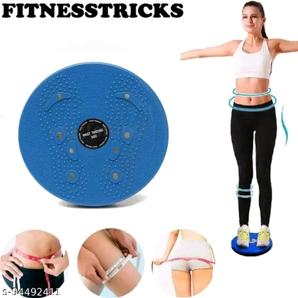 Aerobic Exercise Fitness Reflexology Magnets Balance Board Exercise Equipment - Blue
