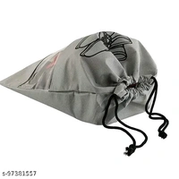 Pristu  Shoe Cover 6 Piece Travel Shoe Bag Non Woven Shoe Storage Covers Portable Shoe - Gray