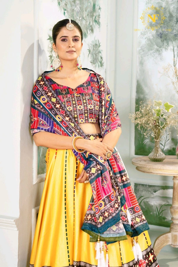 Lehenga Special Collection Digital Printed Attractive Party Wear & Sider Wear Lehenga choli - Semi Stitched