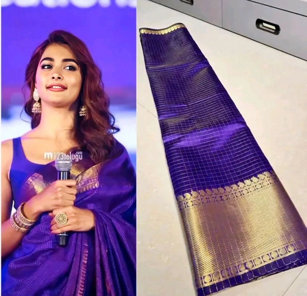 BANARSI CELEBRITY INSPIRED SOFT SILK SARI - Free Size