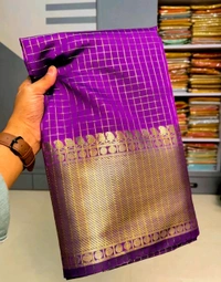 BANARSI CELEBRITY INSPIRED SOFT SILK SARI - Free Size