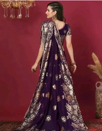 New Designer Jacquard Banarasi Silk Sarees - Free Size