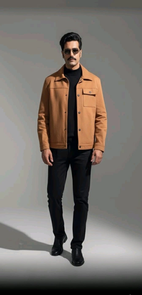 Classy Graceful Mens Jacket - Solid Color, Graceful, Partywear, Formal Wear