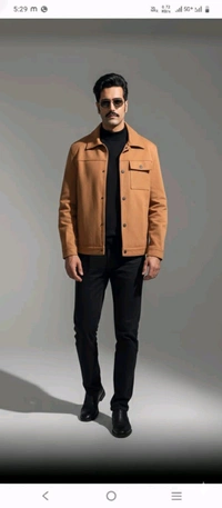 Classy Graceful Mens Jacket - Solid Color, Graceful, Partywear, Formal Wear