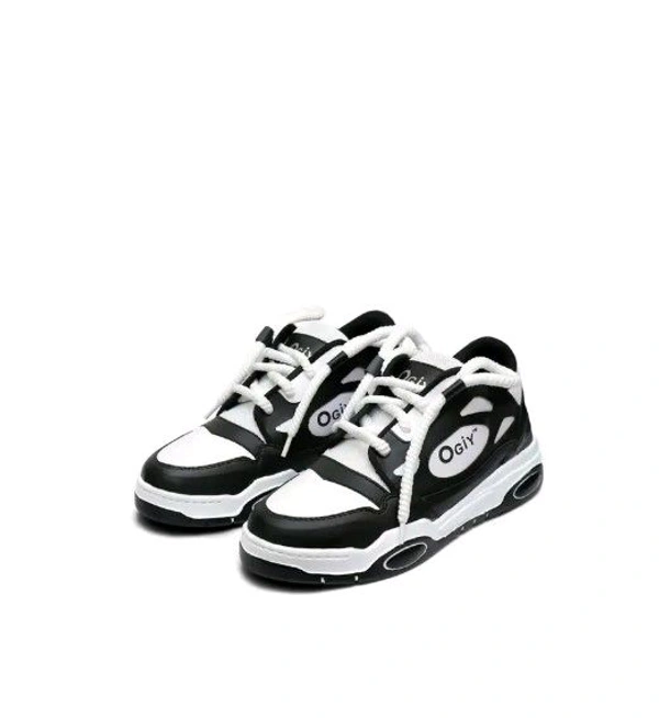 black And White Ogiy Shoes - Charade, 8
