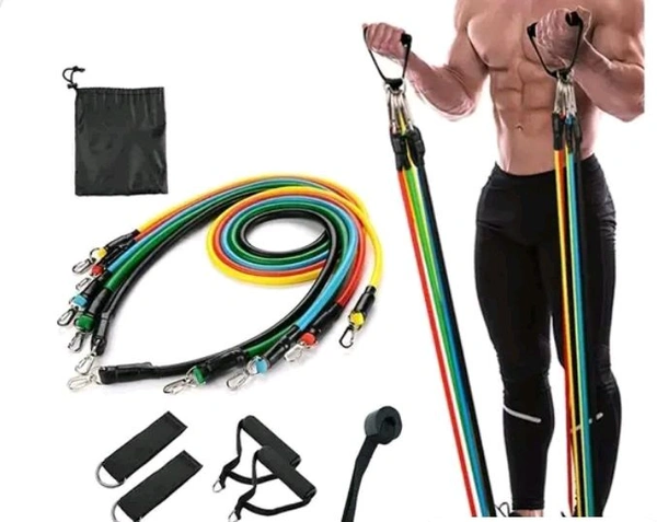 Resistance Band Set Of 11Pcs