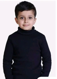Highneck Ribbed For Boys  - 7y