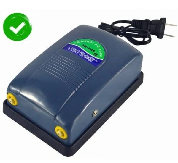 Oxygen Pump Double Sided  - With1"length Pipe &Stone