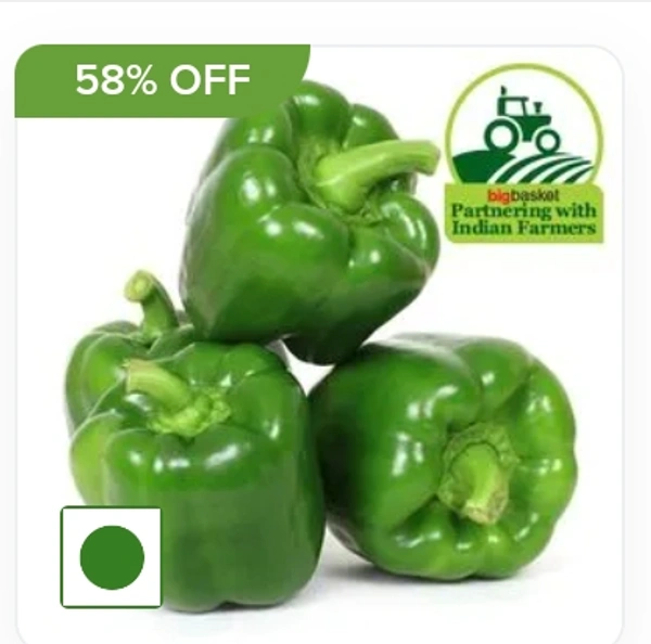 Capsicum Greens  - 1kg