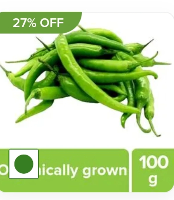 Chilli Green  - 1kg