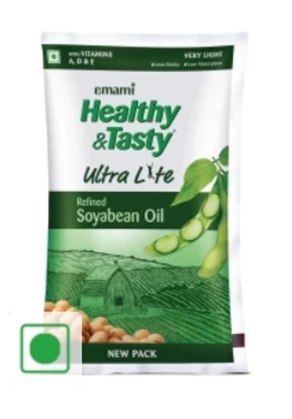 Health &Tasty Ultra Lite Refined Soyabean Oil 1L Pouch  - 1L Pouch