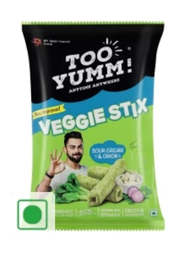 Too Yumm Sour Cream and Onion Veggie Stix - 45g
