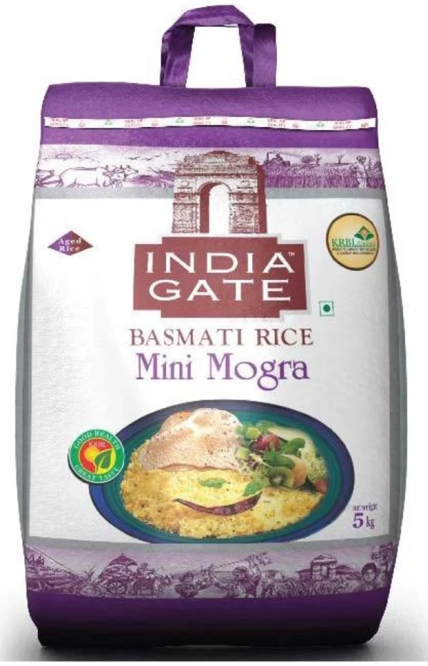 INDIA GATE Mini Mogra Basmati Rice 5kg