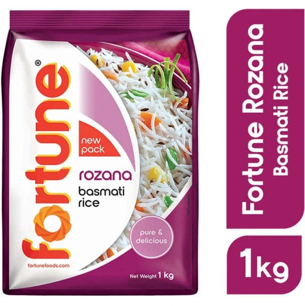 Fortune Rozana Basmati Rice(Medium Grain )1kg