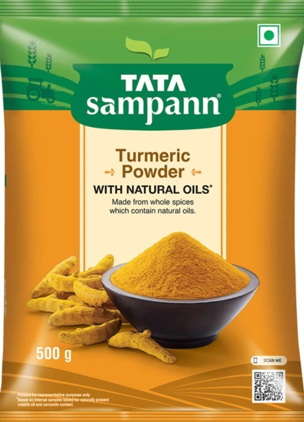 Tata Sampann Turmeric Powder With Natural Oils - 500g