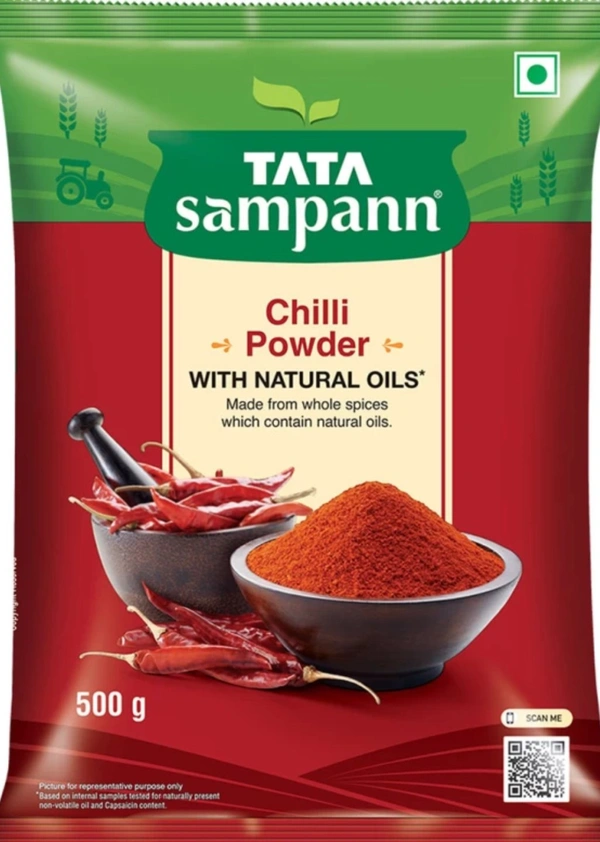 Tata Sampann Chilli Powder With Natural Oils - 500g