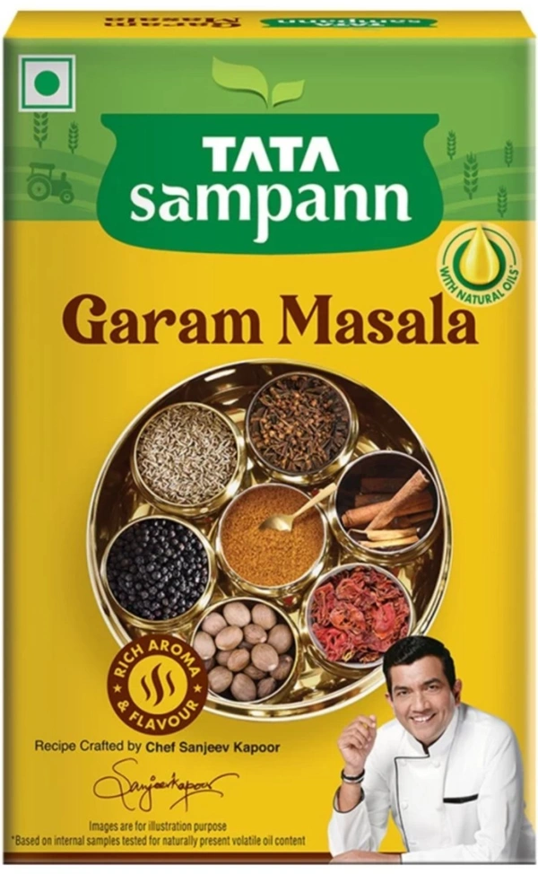 Tata Sampann Garam Masala With Natural Oils - 100g